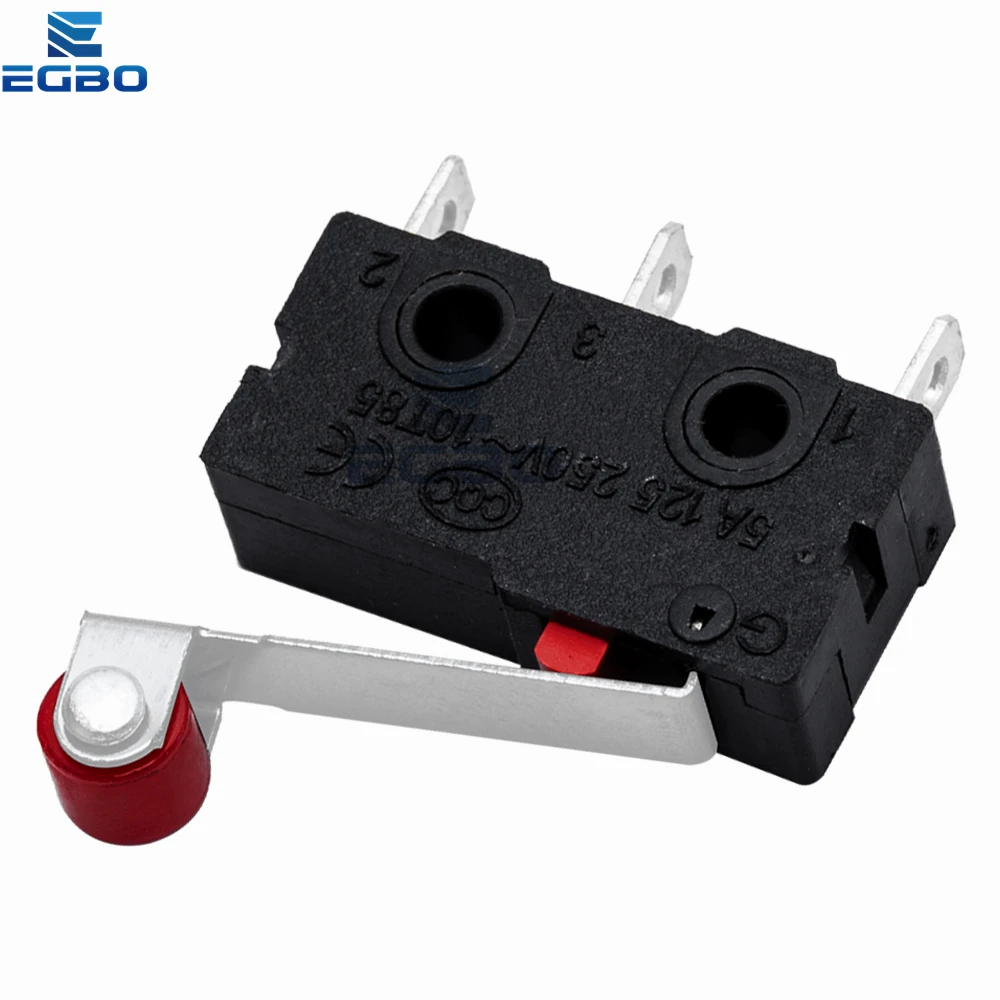 1 ~ 20 قطعة ذراع رافعة الأسطوانة الصغيرة عادة مفتوحة إغلاق الحد التبديل KW12-3 KW11-N