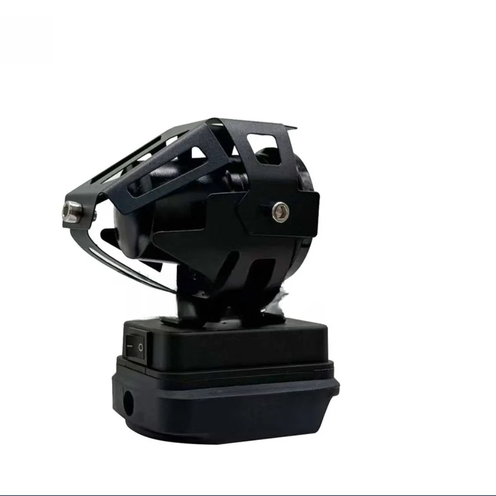21V LED Work Light With Strobe Flash For Power Tool Battery AC DC Outdoor Lighting Adjustable Brightness