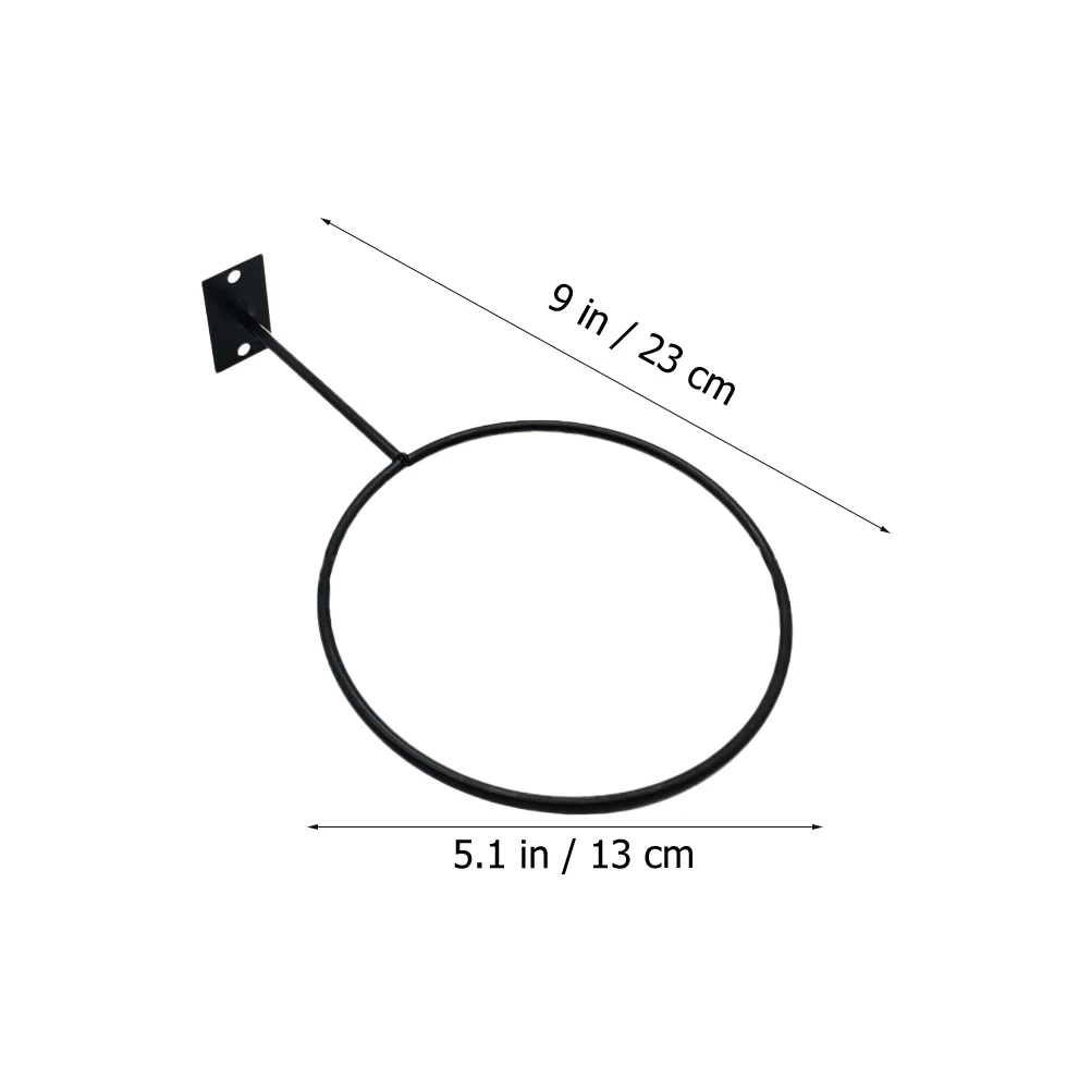 

6pcs Iron Holders Wall-Mounted Basketball Mounts Household Football Holders Durable Rust-Resistant Wear-Resistant Ball Display