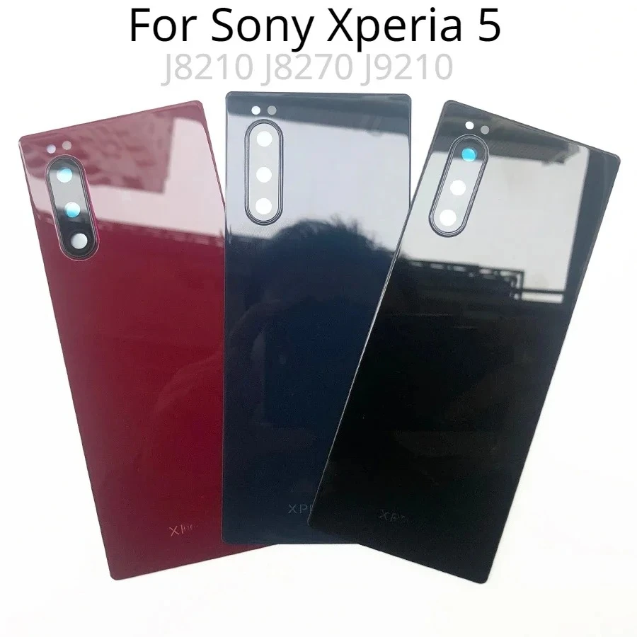 For Sony Xperia 5 Back J8210 J8270 J9210 Battery Cover Rear Door Housing Case Replacement  Housing cover