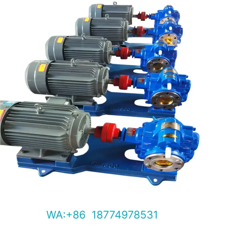 for KCB-200 Gear Oil Pump High Temperature Unloading Oil Pump Industrial Hydraulic Lubrication Transfer Pump for Heavy Duty