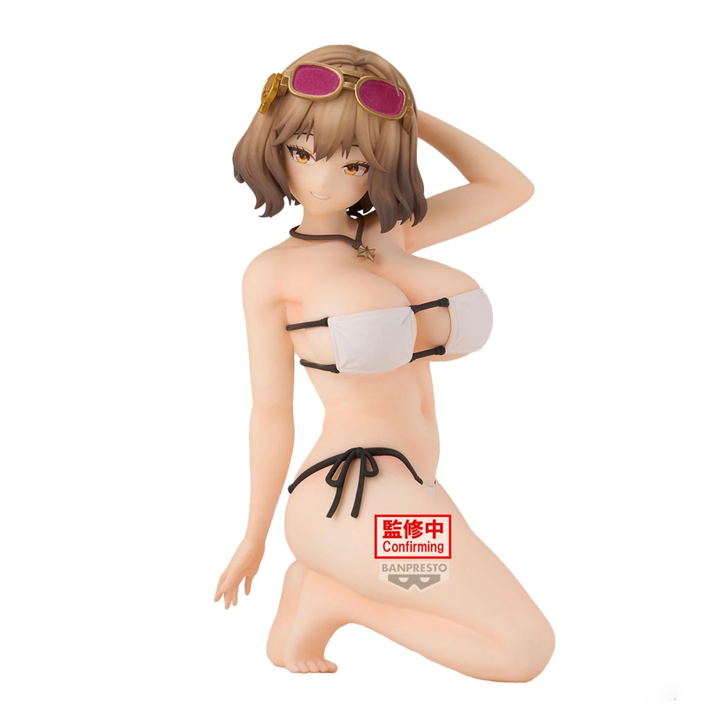 Oryginalna figurka anime Bandai Banpresto Goddess of Victory: Nikke Anis w stroju kąpielowym z sznurkiem, model, ozdoba na biurko, zabawka, prezent