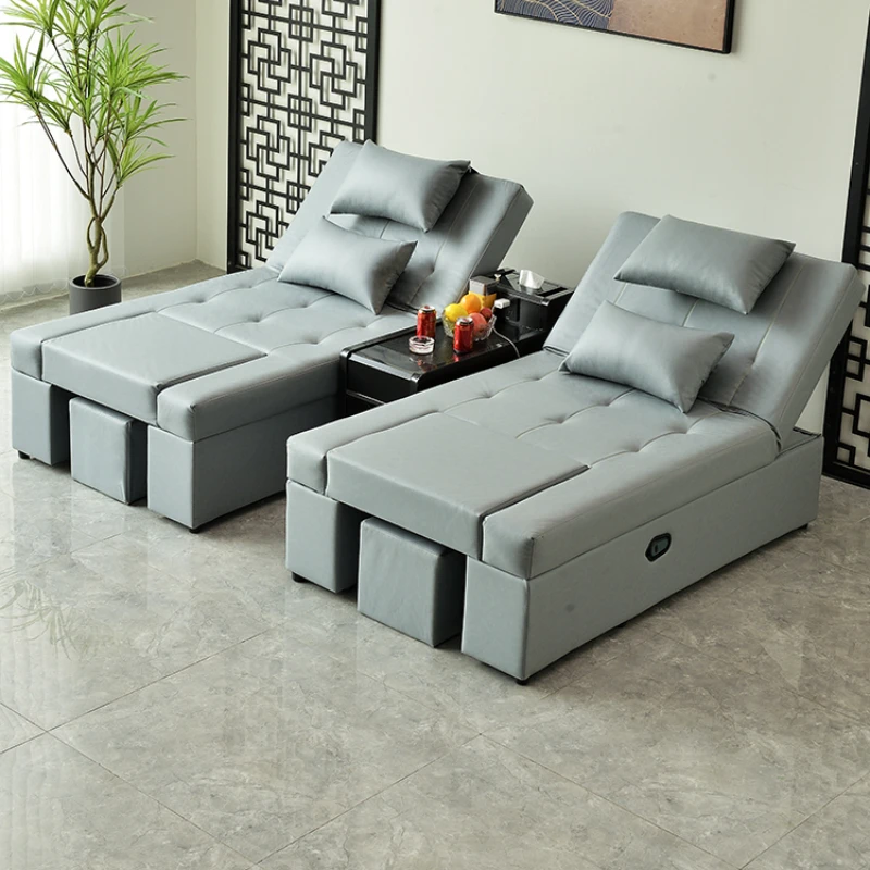 Foot Bath Sofa Pedicure Chairs Electric Bathroom Lobby Rest Massage One Bed Professional Salon Recliner Commercial Furniture