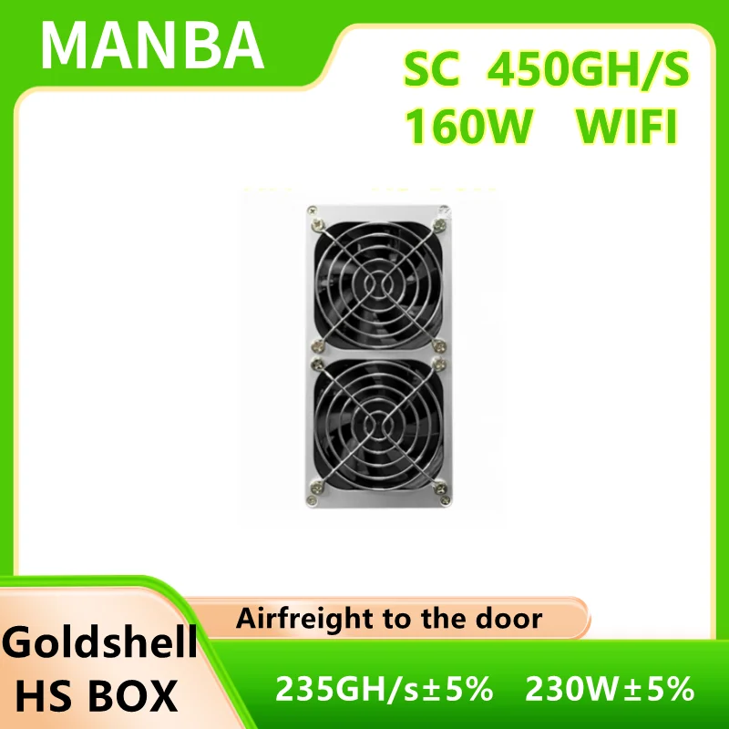 

Goldshell HS-BOX 235GH/S BOX& HNSB Mining Machine Low noise Small&simple Home Mining Home Riching