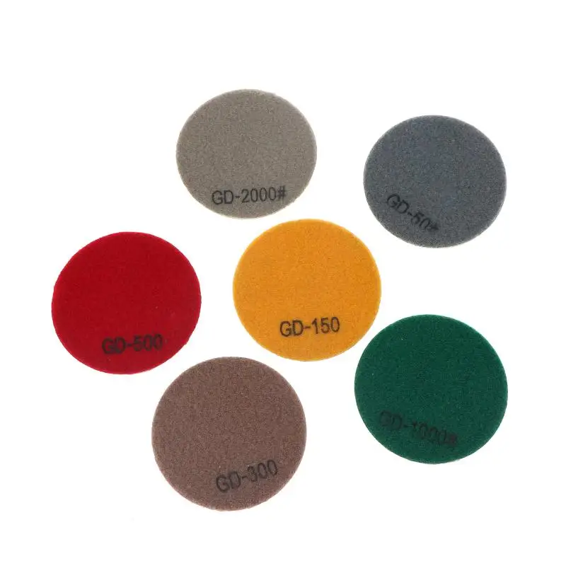 Professional 4 Inch  Polishing Pad for  Concrete Floor Grinding Block Quick Surface Restoration
