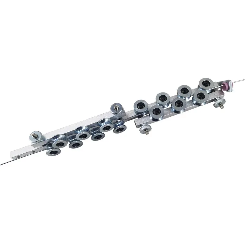 Manual Wire Straightener & Cutting Machine, Wire Feeding Straightening Cutter for Metal Wire Processing