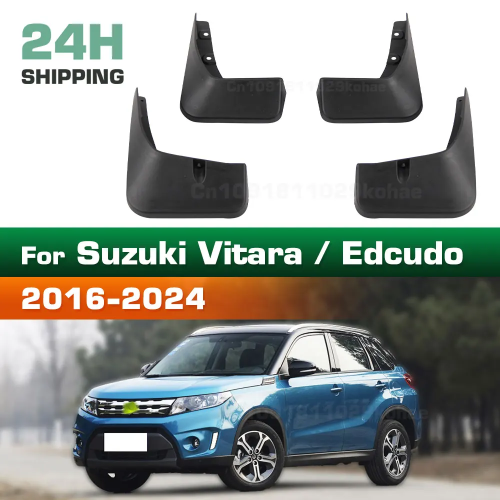 For Suzuki Vitara / Edcudo 2015 2016 2017 2018 2019 2020 2021 2022 2023 2024 Fender Mudguard Mud Flaps Guard Splash Flap