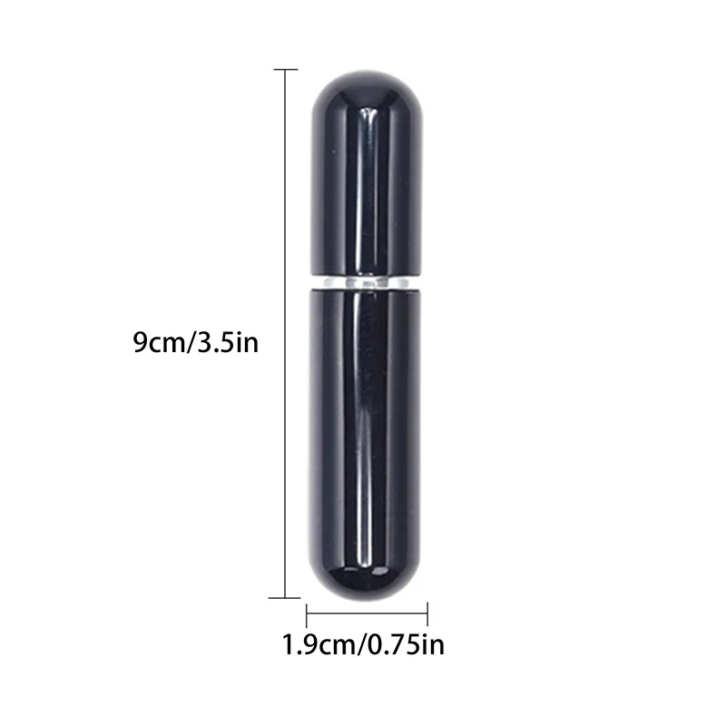 1*Cotton Wicks Nasal Inhalers For Essential Oils Aromatherapy Blank Aluminum Tubes 5ml Refillable Bottles With Replacement Wicks