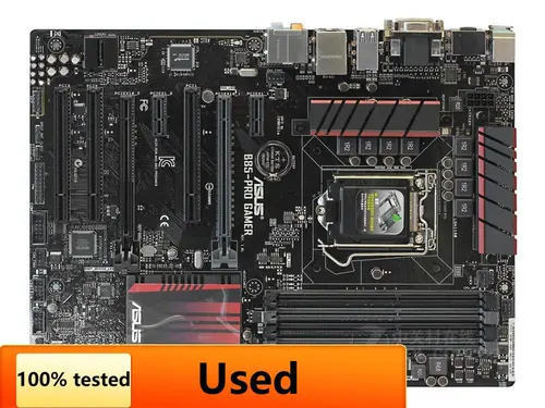 Imagen 2 del producto Asus B85 PRO GAMER placa base de escritorio Socket LGA 1150 i7 i5 i3 DDR3 32G SATA3 USB3.0 ATX desmontaje Original usado