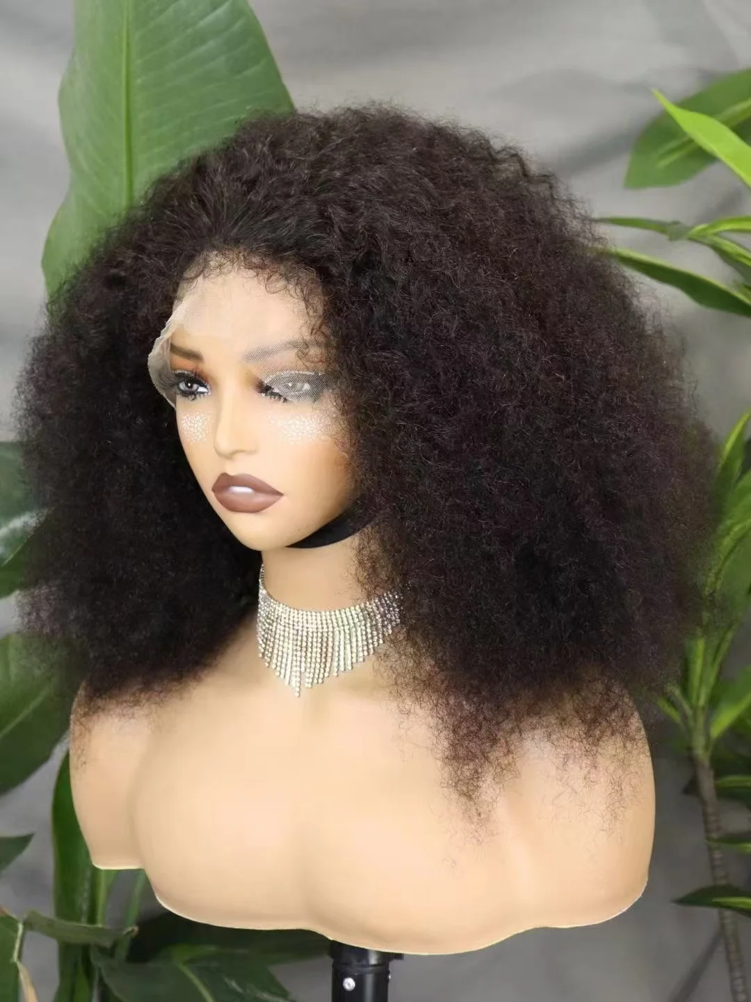 

Афро-кудрявые парики из натуральных волос, плотность 250, 360 HD прозрачные кружевные парики, 100% натуральные волосы, предварительно прорезанные, для женщин