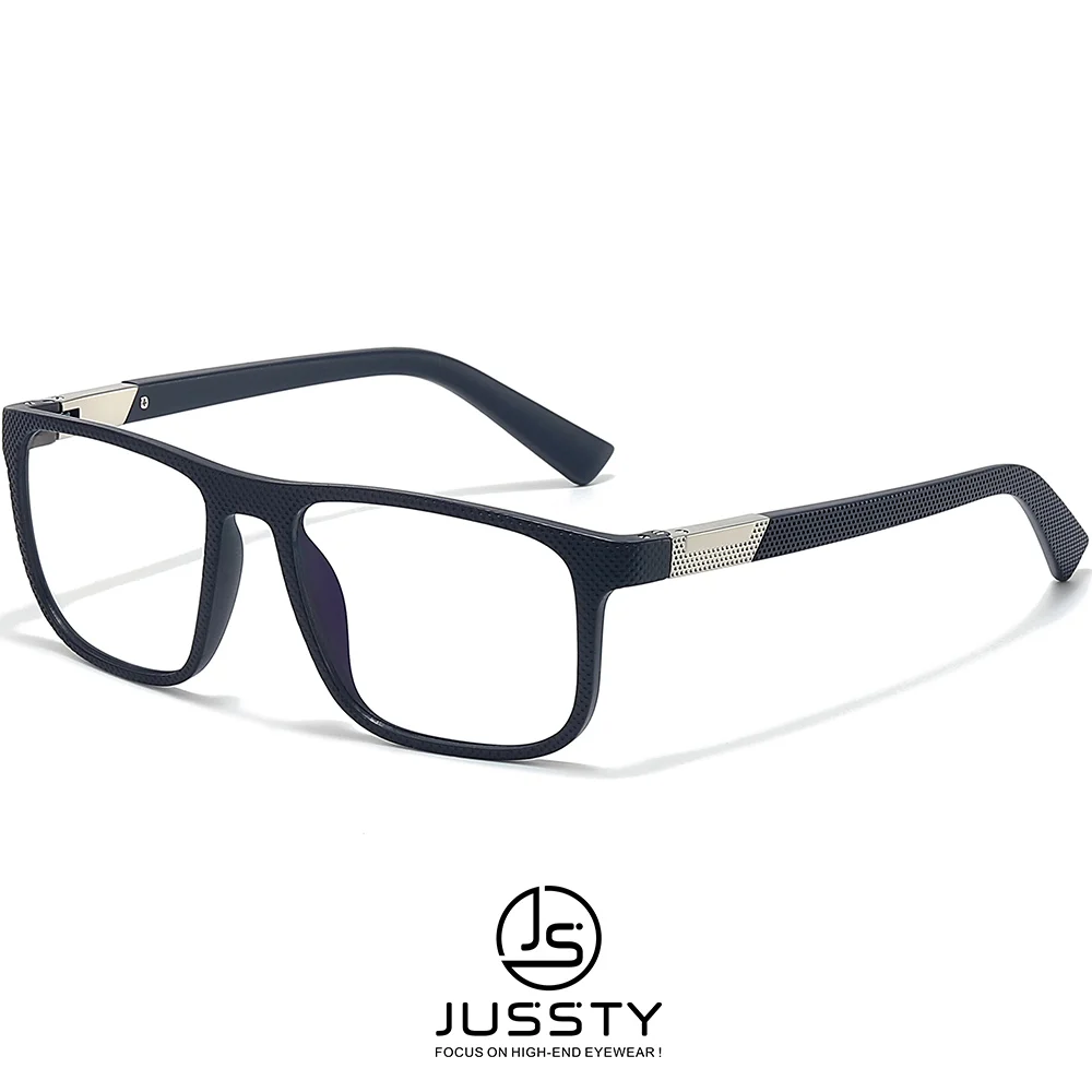 Blue Light Blocking Glasses Men Square Computer Gaming Eyeglasses Anti Blue Ray UV Protection Eyewear Scratch-Resistant Lens