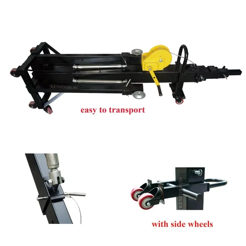 Heavy  Dj Lighting Truss Tower Speaker Stand Crank for Sale