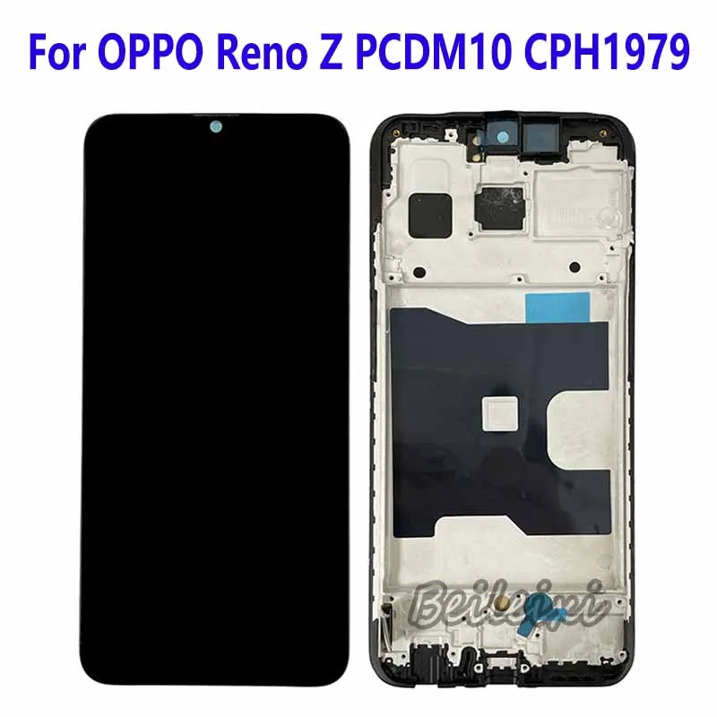 For OPPO Reno Z PCDM10 PCDT10 CPH1979 LCD Display Touch Screen Digitizer Assembly Replacement Accessory