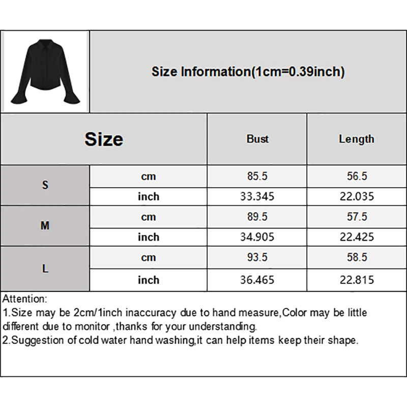 Women Sexy Solid Color Slim Chiffon Shirt Turn-down Collar Flare Sleeve Tunic Bandage Design Vintage Female Blouses 2024