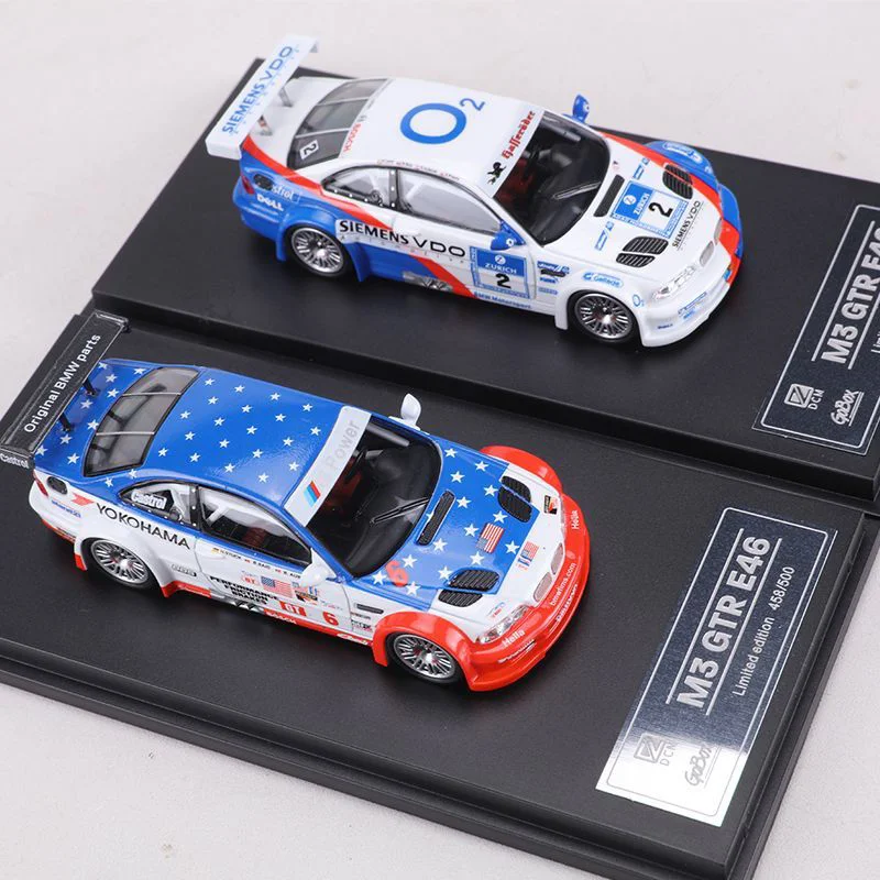 New In Stock 1:64 Dcm M3 Gtr E46 Need For Speed Simulation Alloy Miniature Die-Casting Car Model Customized Collectible Toy Gift