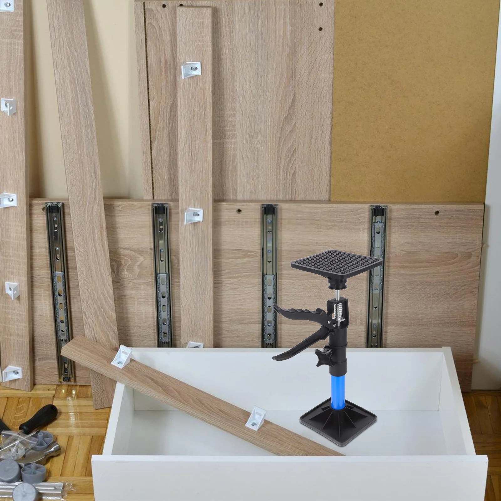 

2Pcs Versatile Cabinet Support Rod Telescopic Installation Pole for Wall Mounted Vanities Mirror Cabinets and Countertop