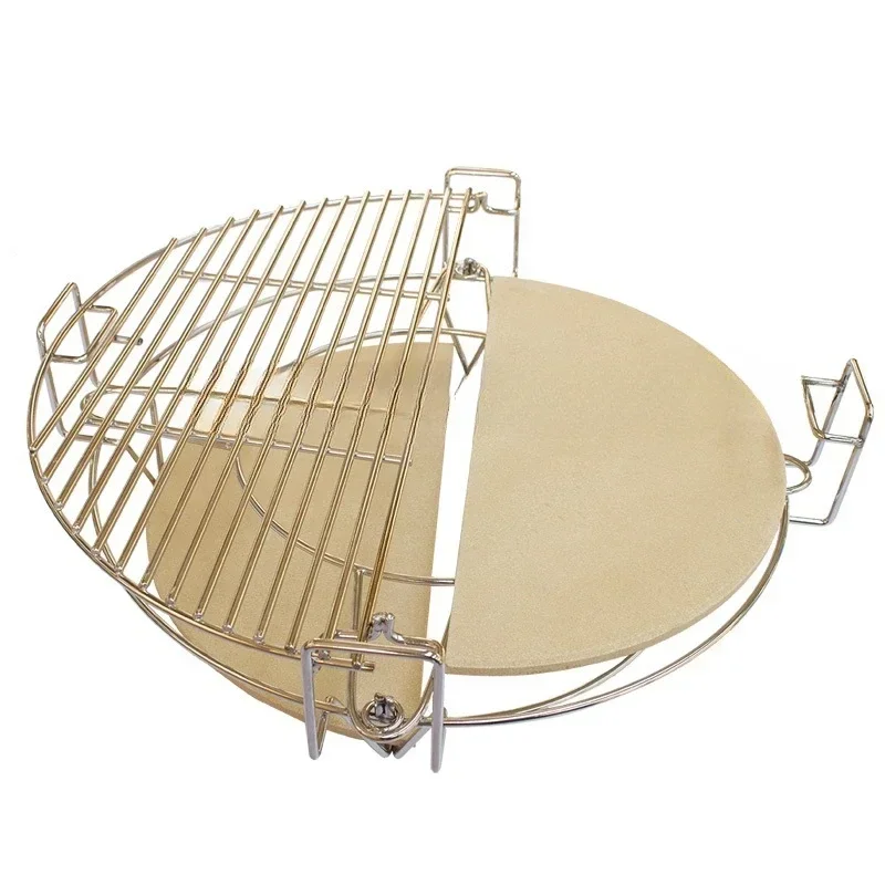 Divide And Conquer Cooking System 18 Inch Round Kamado BBQ Grill Accessories