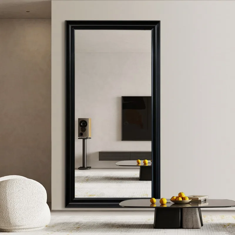 Grand miroir de dressing au sol, magasin de vêtements, corps complet pour la maison