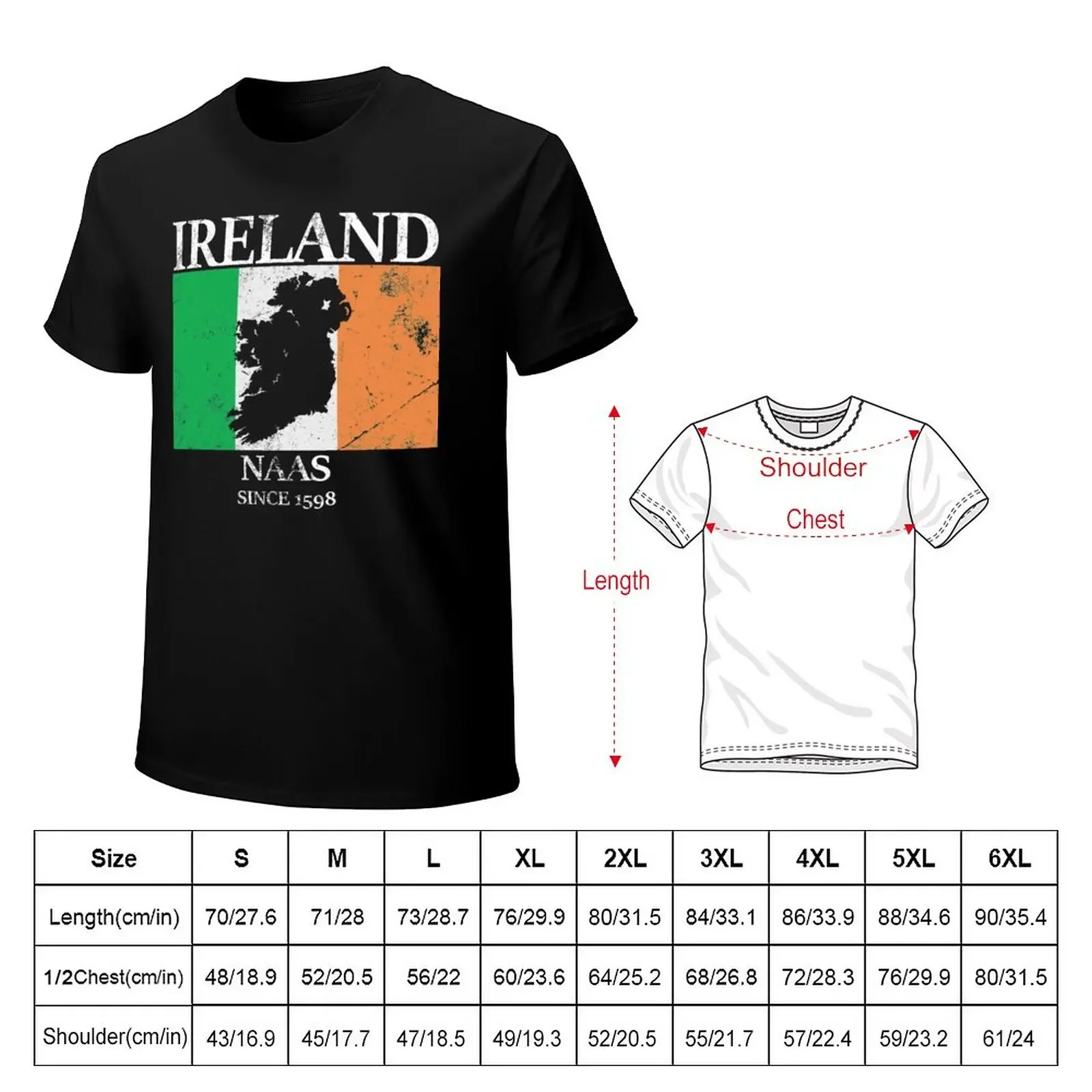 Ireland Naas Europe T-Shirt heavyweights anime clothes fruit of the loom mens t shirts