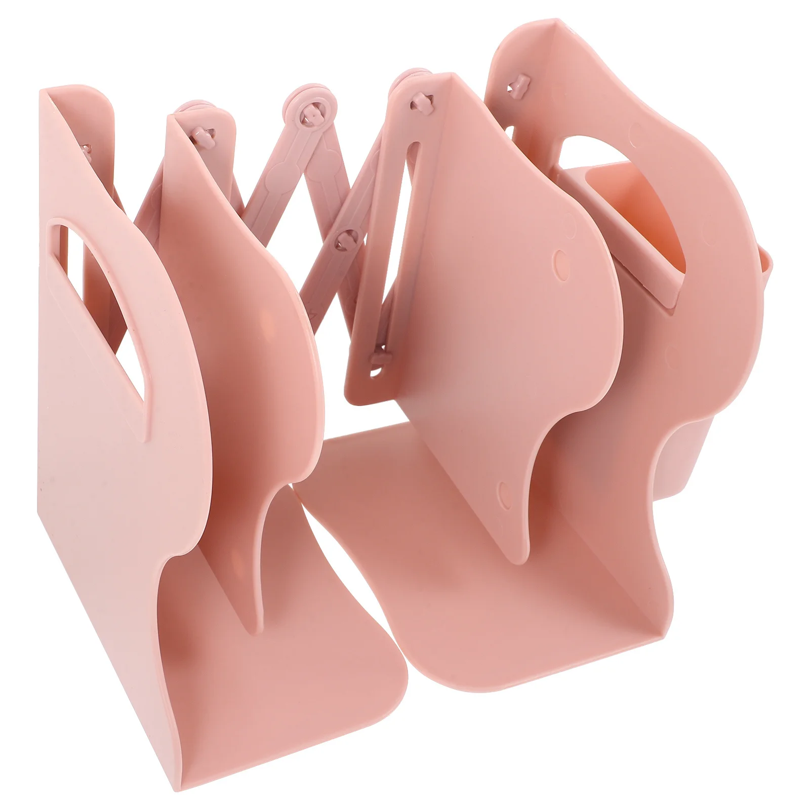 

Foldable Heavy Duty Silicone Bookend Adjustable Stable Book Holder for Desk Shelves Office Study Book Organizer