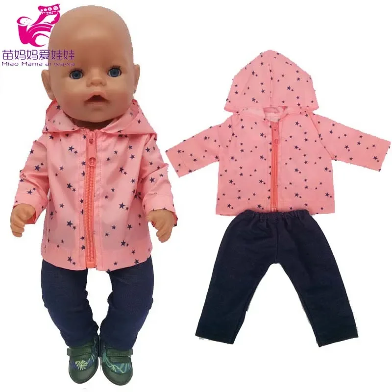 43cm New Born Baby Doll Clothes Summer Clothing 18 Inch American OG Girl Doll Coat