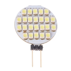 24 SMD LED Spot ampul lamba G4 gerçek beyaz DC 12V