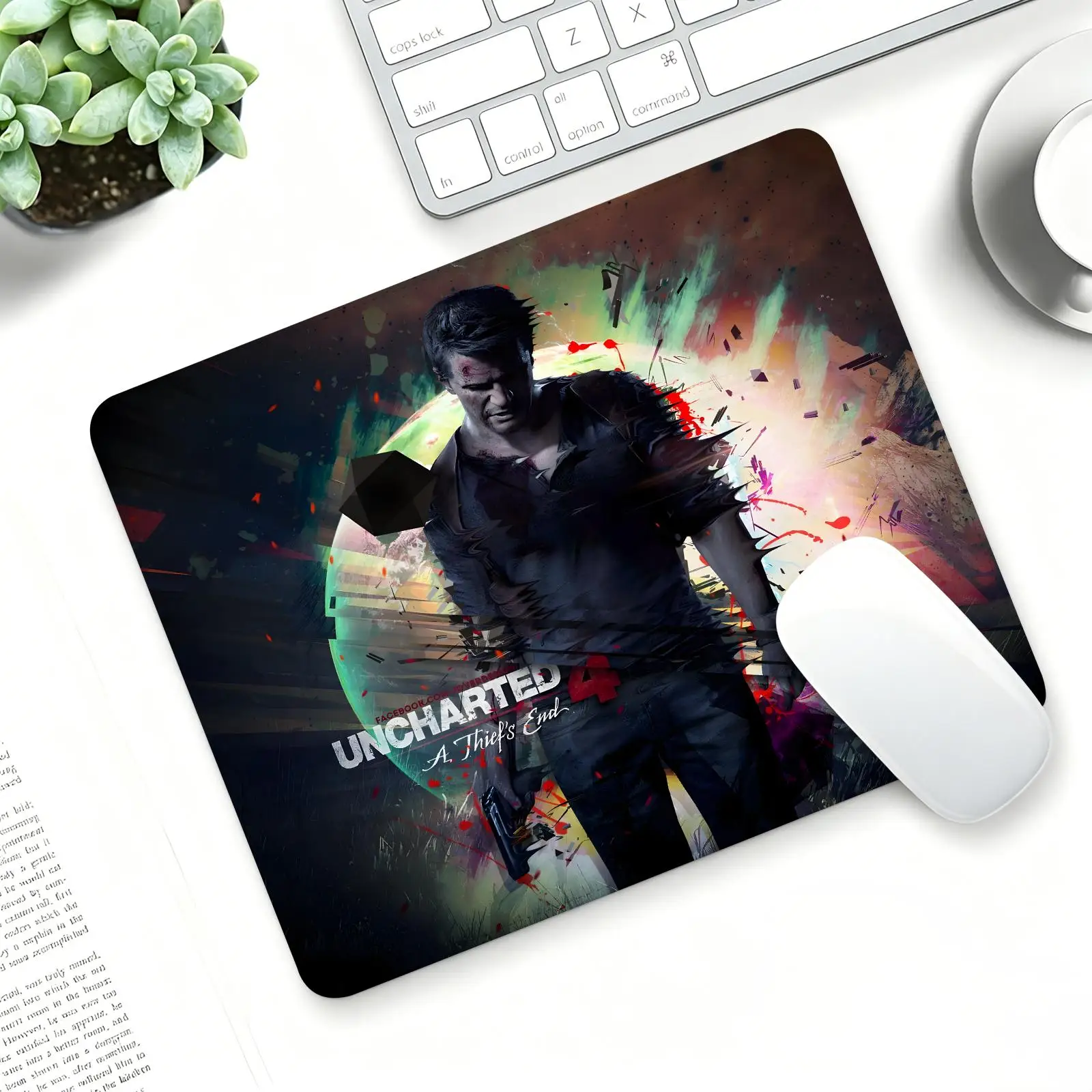 Uncharted 4 A Thief's End Mouse Pad Regular gaming mouse pad S/M/L size Office mouse pad Laptop desk mat Stitched edge mouse pad
