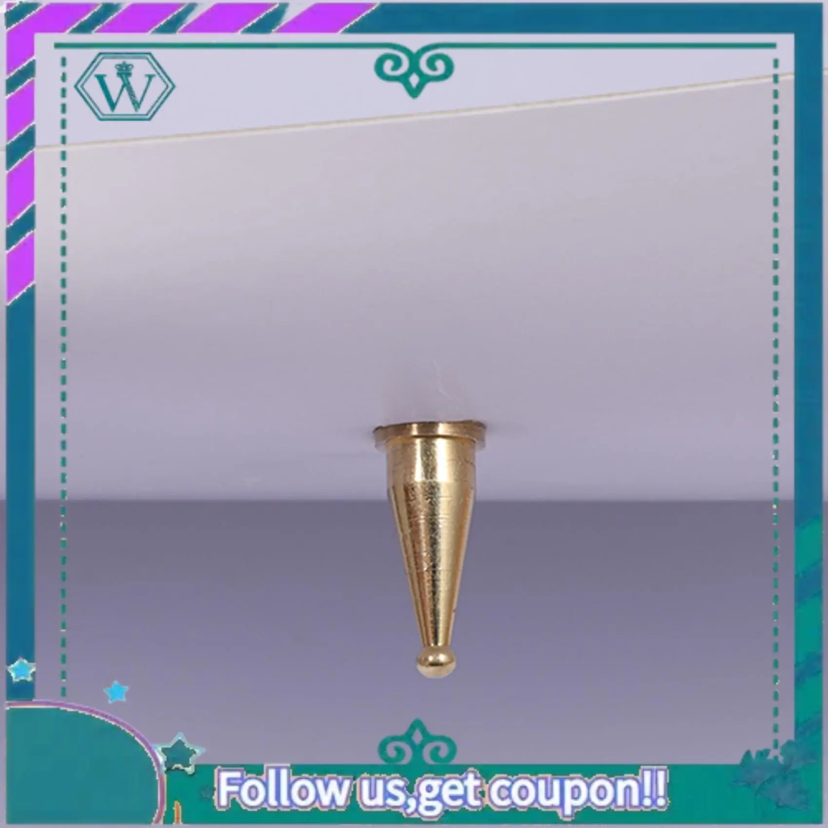 A75Q-Speaker Spikes For Hi-Fi Feet, Speaker Stands, Copper M8 Thread,36.2Mm(H) 8Pcs