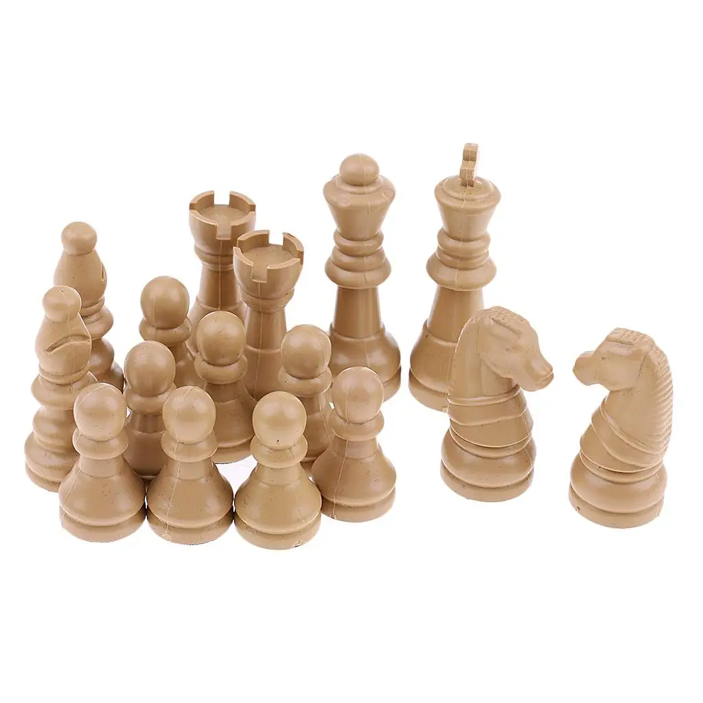

High Quality Plastic Chessman Figure Set for Indoor Board Game and Family Chess Entertainment