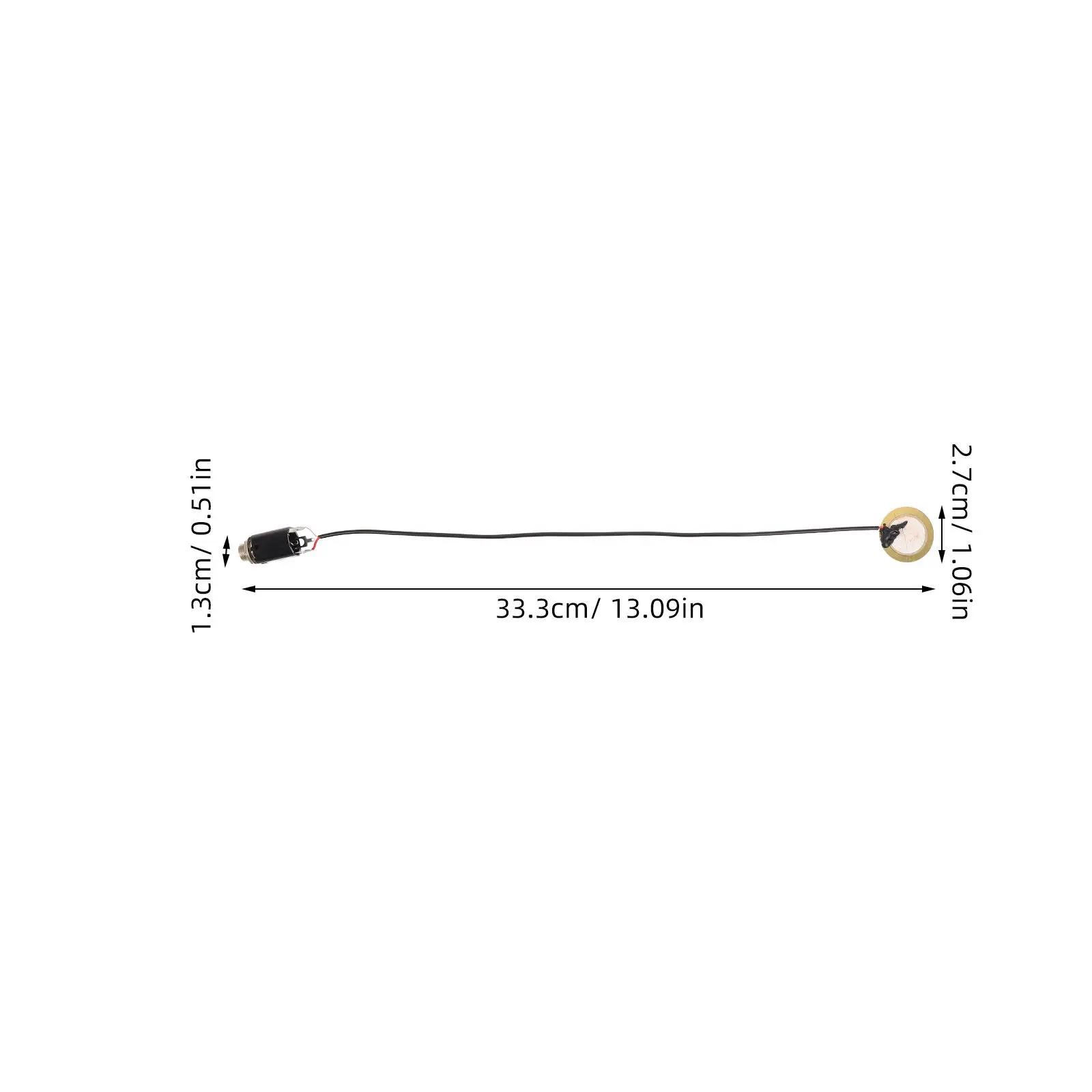 Piezo Contact Microphone Pickup 3 Piece High Sensitivity Self Adhesive Transducer for Acoustic Guitar Violin