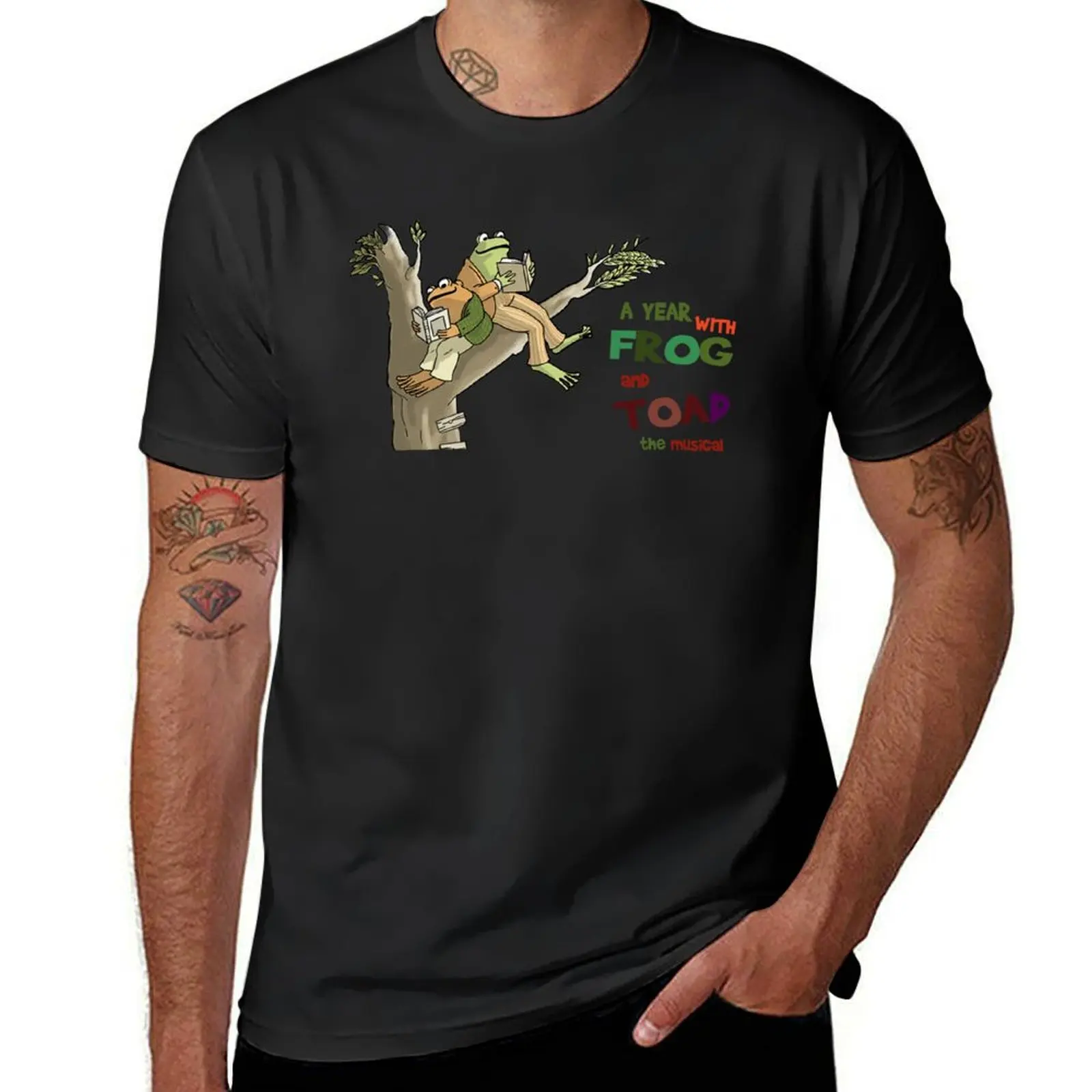 A Year With Frog and Toad the musical T-Shirt tees quick drying kawaii clothes plus size tops mens graphic t-shirts pack