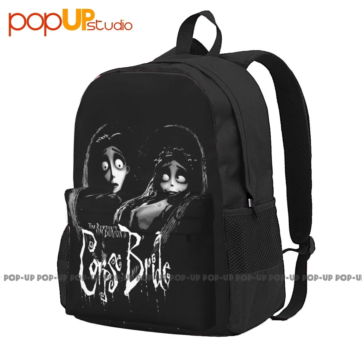 Tim Burtons Corpse Bride Bride And Groom Large Capacity Backpack Bookbag Backpack Sports Bag School Sport Bag