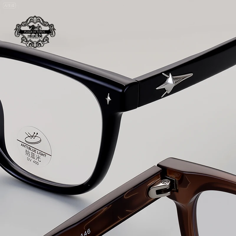 0 bis +6,0 klassische Marke Anti-Blaulicht-Farbverlaufsbrille Computer-Lesebrille optische Linsen mit medizinischen Rezeptbrillen