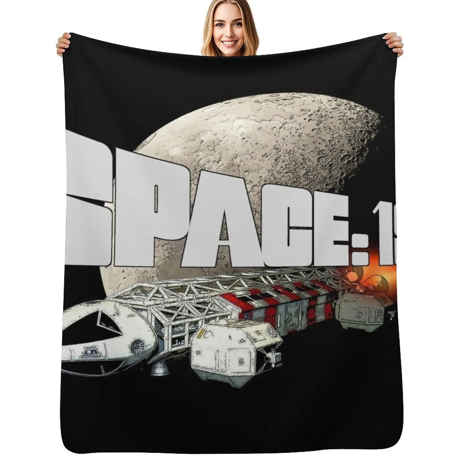 SPACE 1999- Eagle Transporter Throw Blanket Year Round Soft Comfortable Blanket for Home