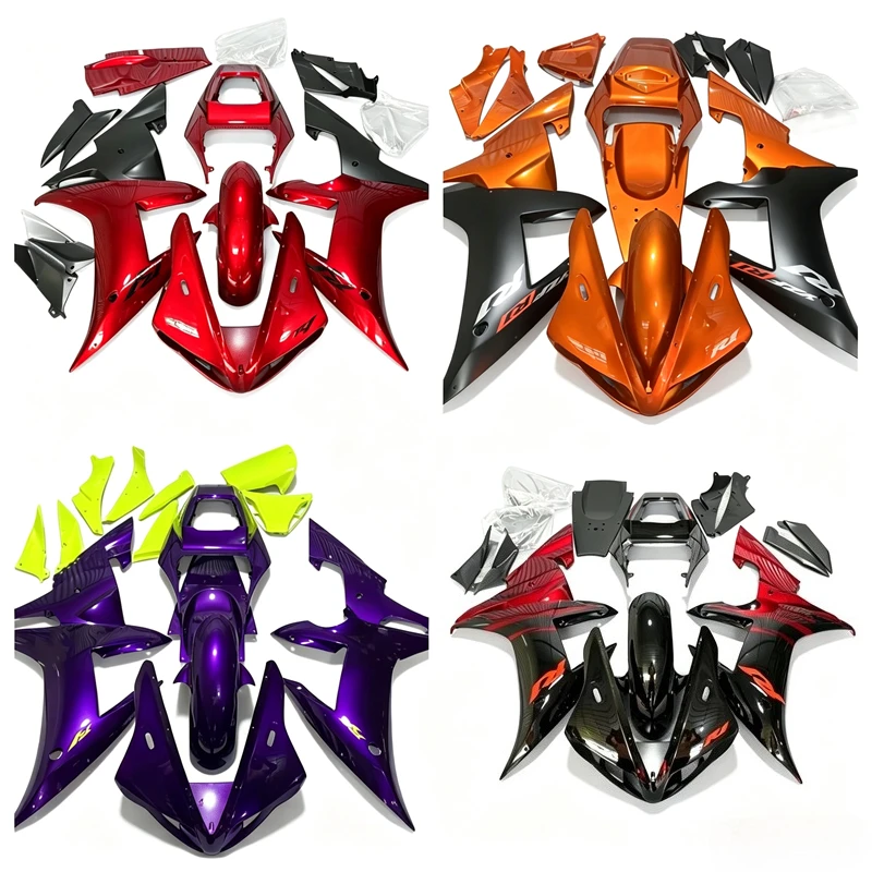 Body Parts Fairings for Yamaha YZF R1 02 03 Motorcycle Prime ABS Painted Fairing Kit Injection Molding Fit R 1 2002 2003