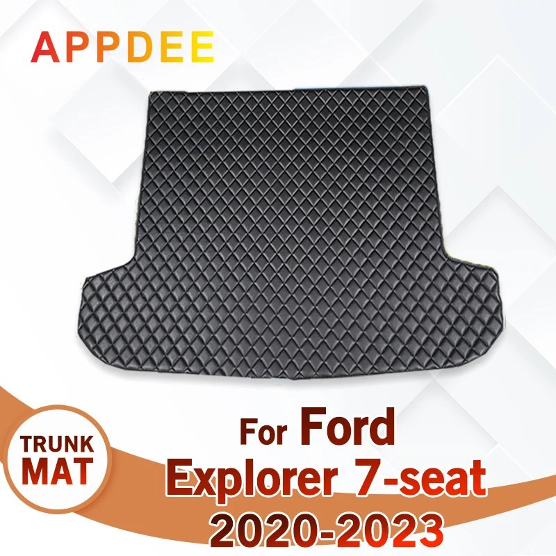 Car Trunk Mat For Ford Explorer 7-Seat 2020 2023 Custom Car Accessories Auto Interior Decoration