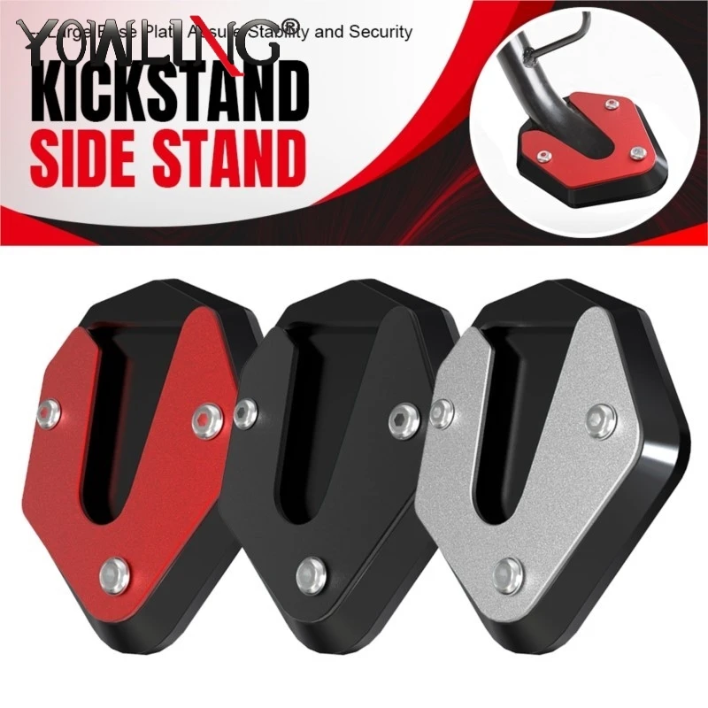 

FOR CFMOTO 800NK 800 NK 2023 2024 Motorcycle Accessories CNC Kickstand Enlarge Plate Foot Side Stand Enlarger Extension Base