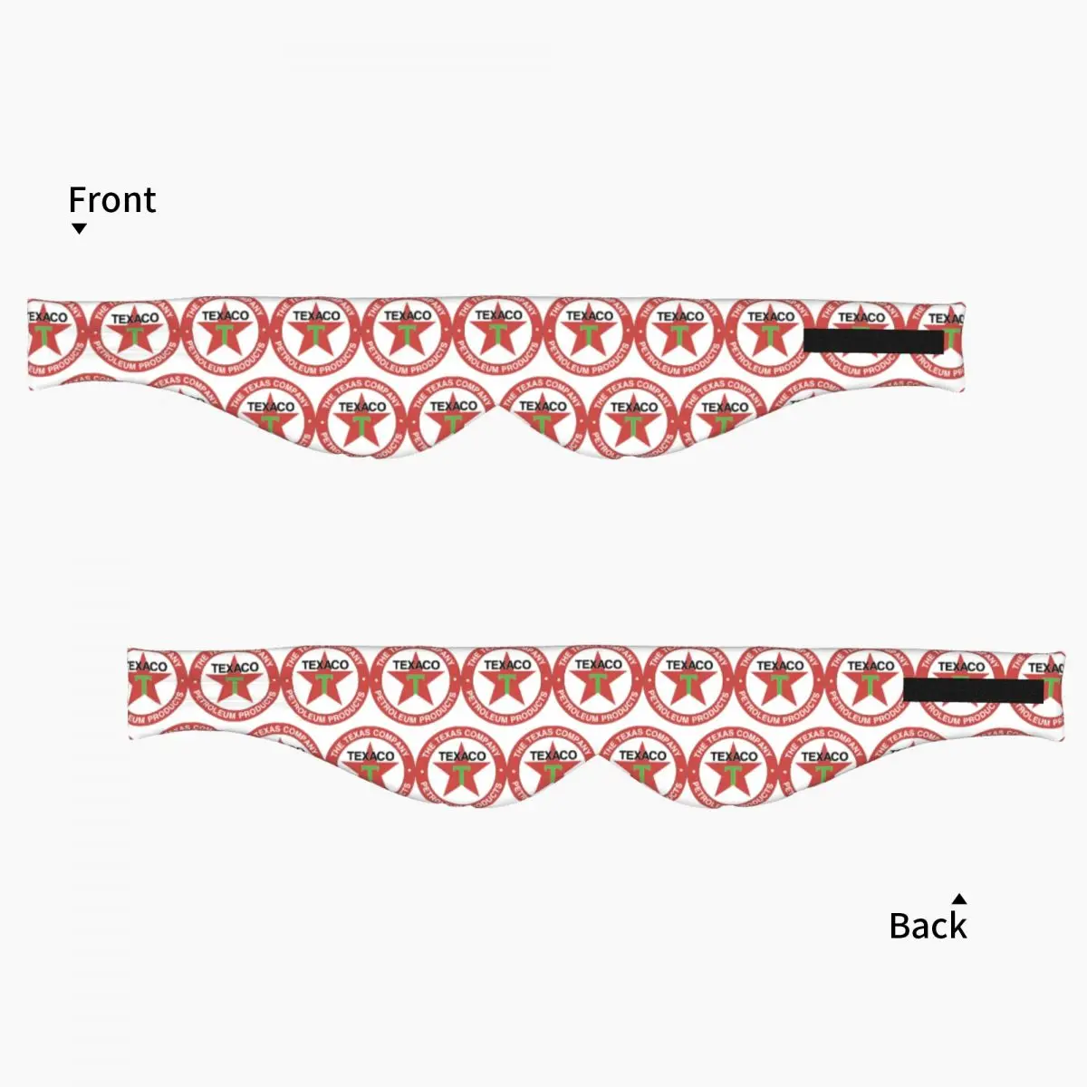 Vintage Texaco Logo sleep eye mask Light Blocking Portable Eye Cover for Girls Boys Office Nap Party Gift Eyeshade eyepatch view 3