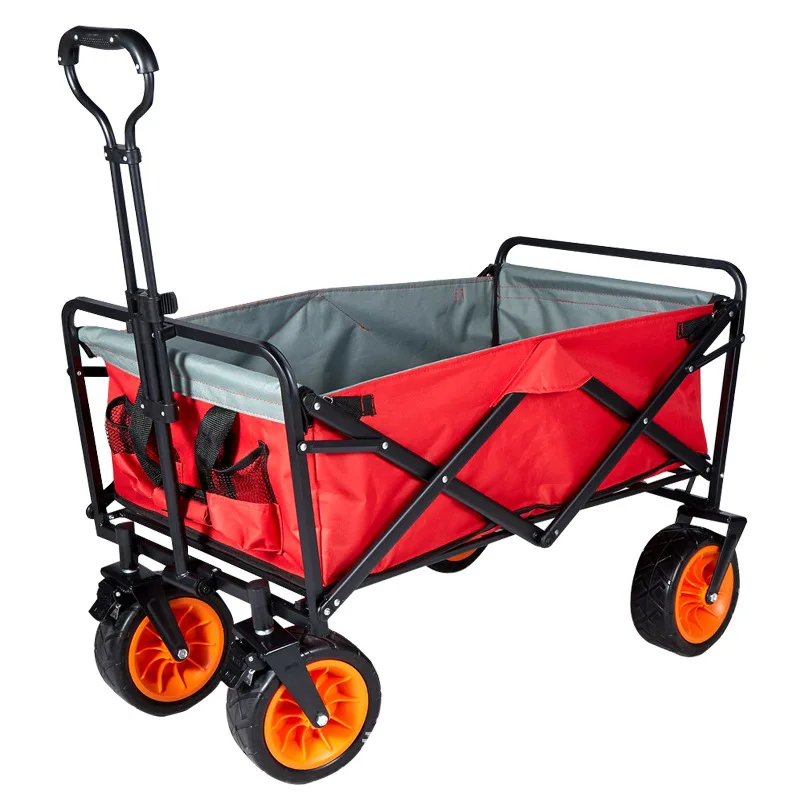 Garden Camping Foldable Trolley Utility Wagon Portable Trolley Cart for Beach outdoor Camping Trolley