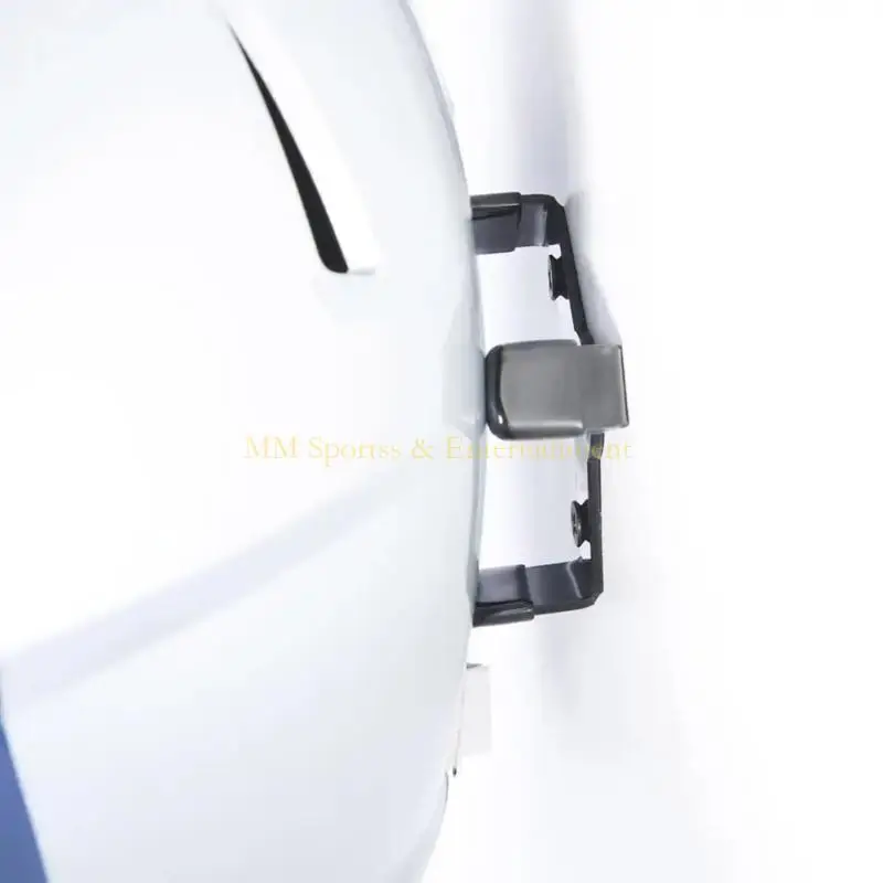 31BE Supporto per display moderno per casco da football, installazione a tre viti in metallo antiruggine