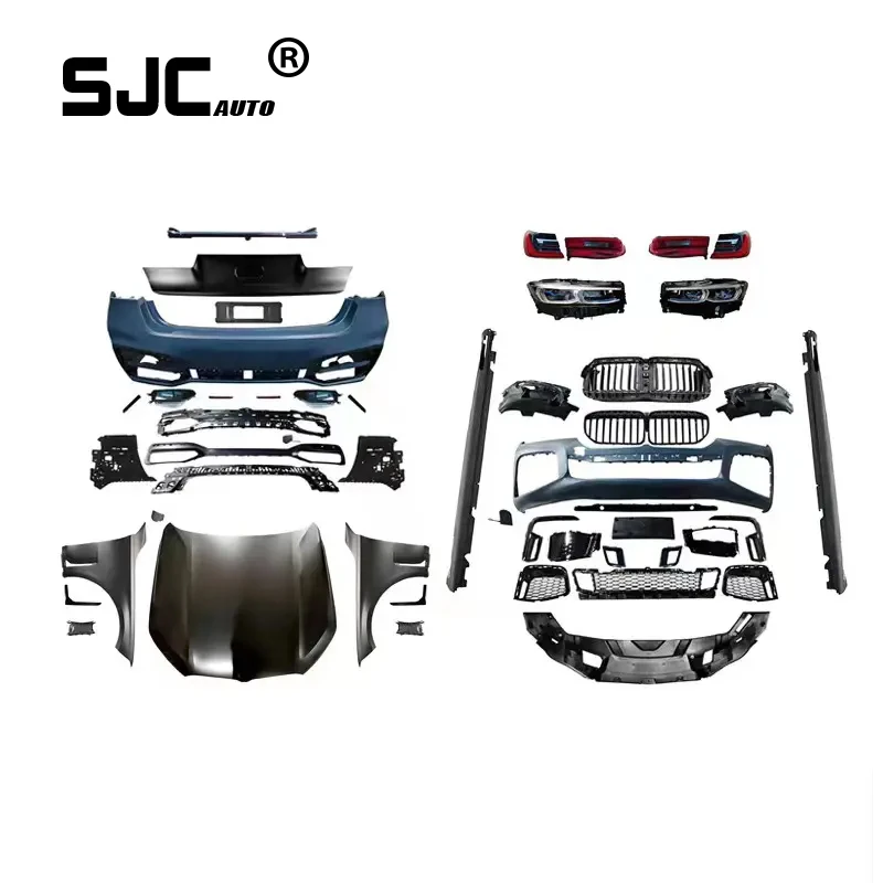 SJC Bodykit Full Body Kit Set Modified Upgrade M760 PP Auto Car For BMW 7 Series G11 G12 Front Bumper 730i 740i