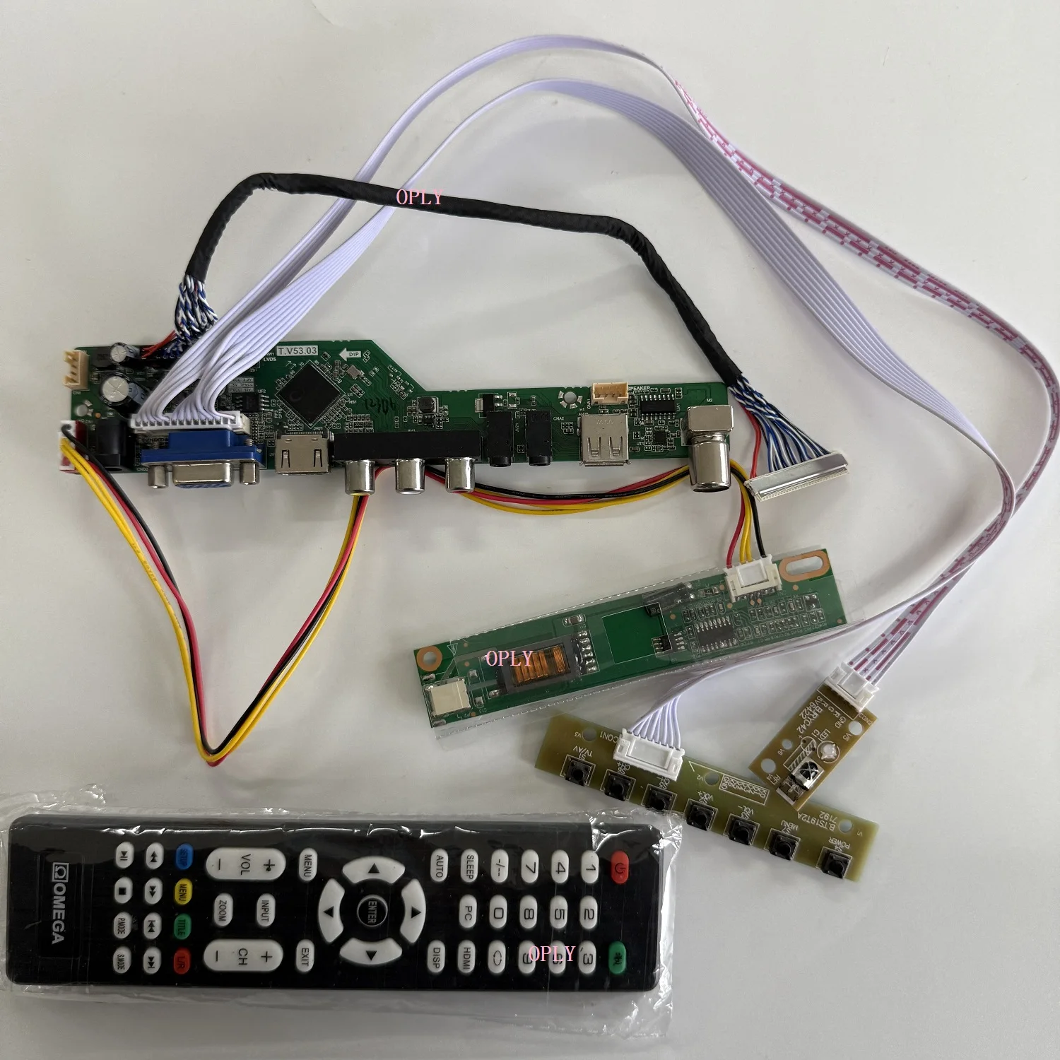 Placa controladora de áudio, compatível com tv, hdmi, usb, vga, av, para n154i2 n154i2-l02, 1280x800, 15.4 ", led, 1 lâmpadas ccfl, kit de tela de painel, faça você mesmo
