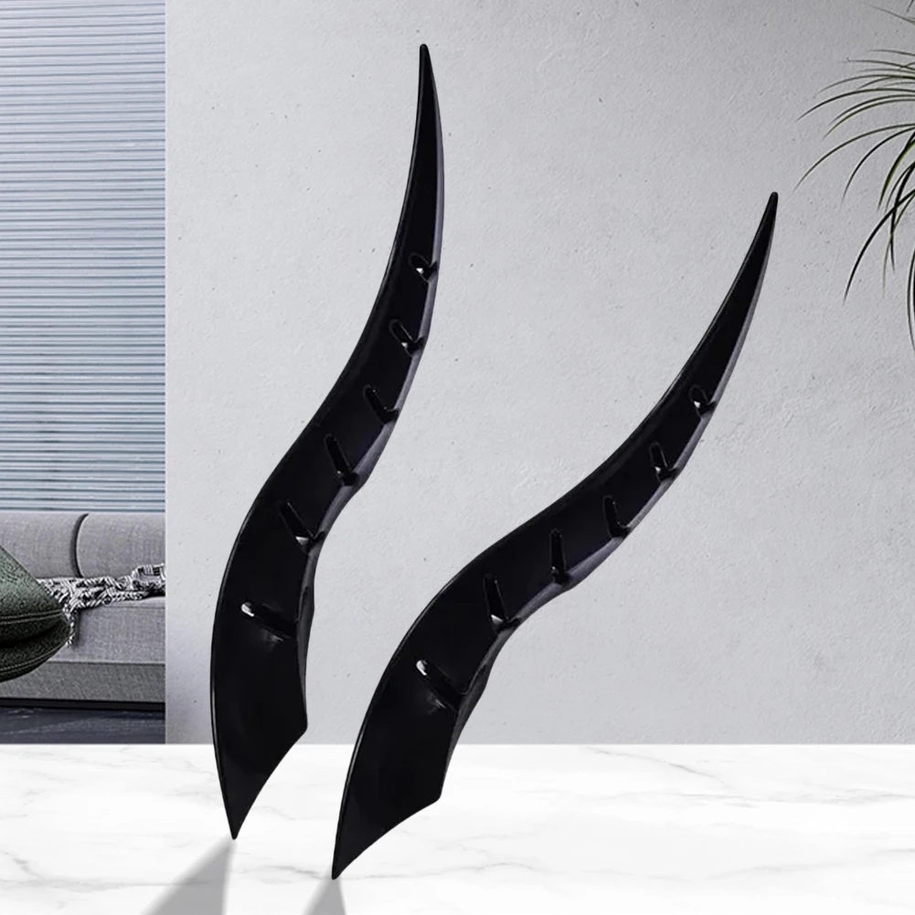 

1 Pair Fantasy Creative Auto Roof Ornament Dragon Horn Shaped Car Exterior Decoration for Truck Sedan RV Halloween Decoration