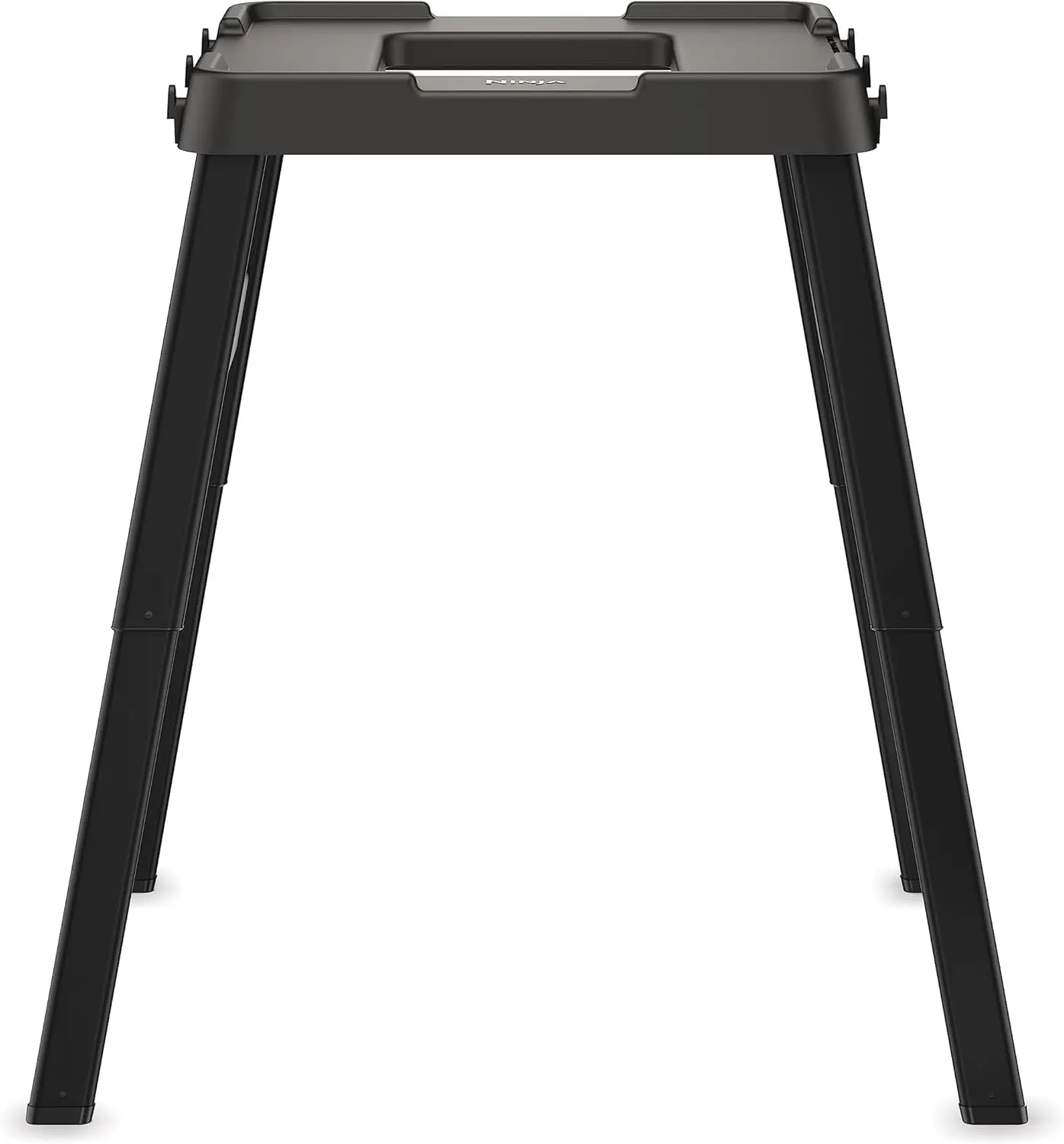 

Outdoor Stand, Woodfire Products, Adjustable Height, Utensil-Holder, Side Table-Compatible Black, 26" x 34" x 34