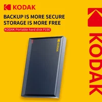 KODAK 2,5 ""HDD 2TB Externa portátil SSD 1TB 500GB disco duro 5Gbps USB3.0 HDD de alta velocidad para tienda archivos grandes portátil de escritorio