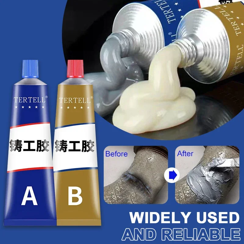 Super Strong Metal Repair Glue Cold Welding Glue Waterproof Sealant Adhesive Caulking Agent Plastic Tools Nail Free Gaps Filler