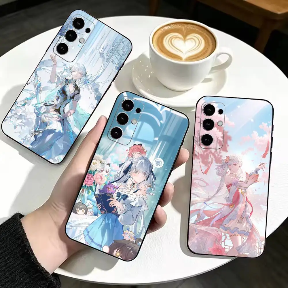 Game W-Wuthering Waves Jinxi  Soft Silicone Case For Samsung S20 S21 S22 S23 S24 S25 S26 Ultra Plus Lite S24 FE Fundas