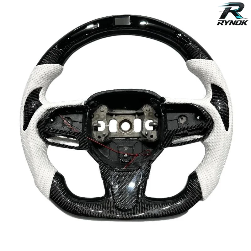 Customizable Carbon Fiber Sport Steering Wheel For Dodge Challenger Charger Durango SRT Chrysler 300C Jeep Upgrade