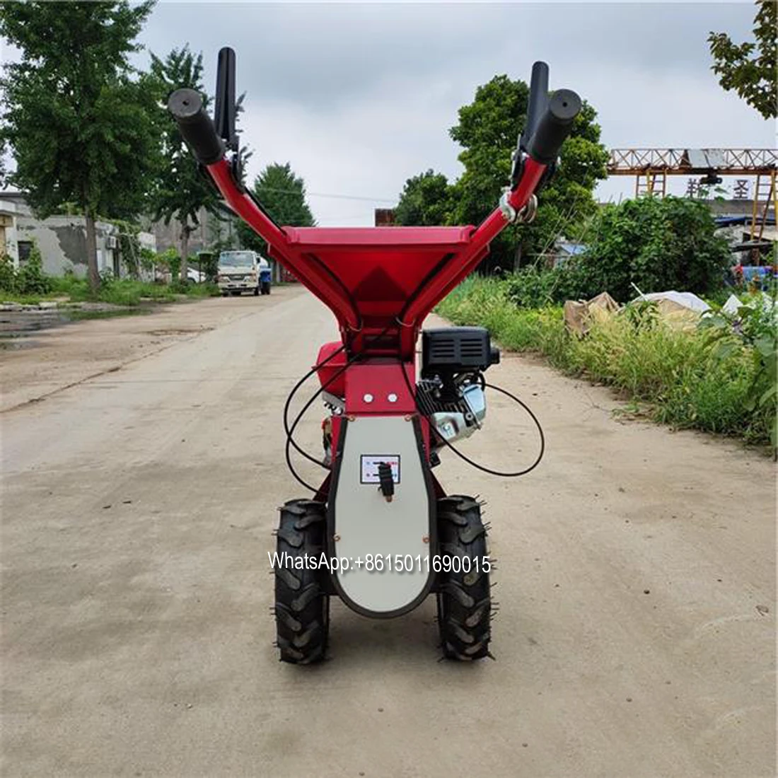 120cm Gasoline Four-stroke 7.5 Horsepower Lawn Mower Walk-behind Lawn Mower Household Lawn Mower