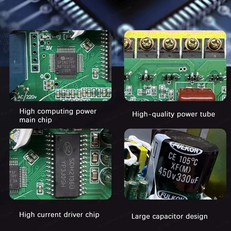 550W Industrial Brushless Servo Silent Sewing Machine Energy-Saving Motor 220V Flat Car Double Needle Machine Edge Copy